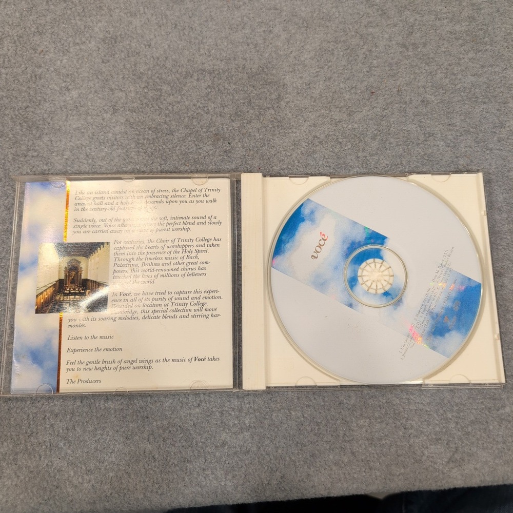 Voce An‎ Intimate Expression of Faith Offered by Human Voice CD Trinity College - Picture 3 of 4